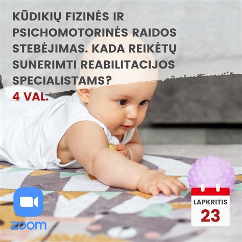 Kūdikio fizinės raidos schema