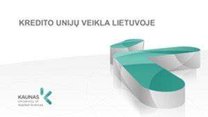 Kredito unijų sąrašas Lietuvoje