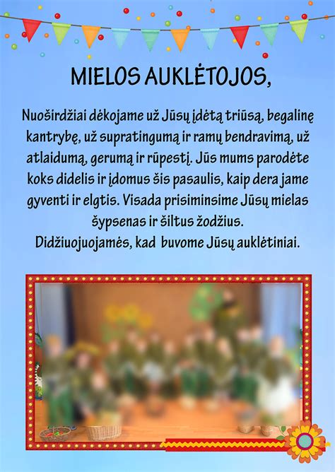 Vaizdingi darželio išleistuvių paveiksliukai