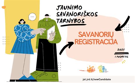 Schema: Jaunimo savanoriškos tarnybos procesas
