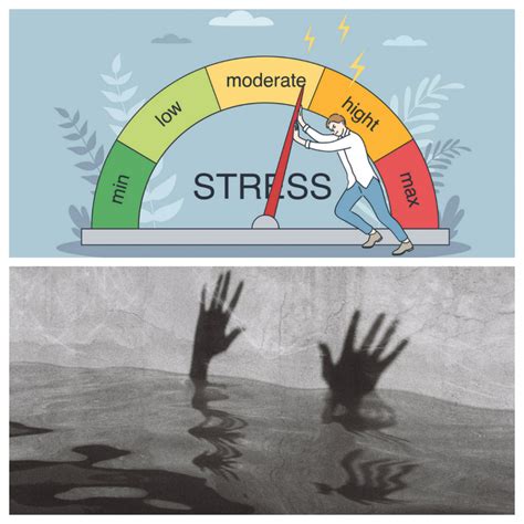 Emocinės būklės ir streso valdymo iliustracija
