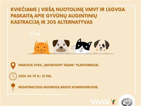 Infografika apie gyvūnų registracijos svarbą