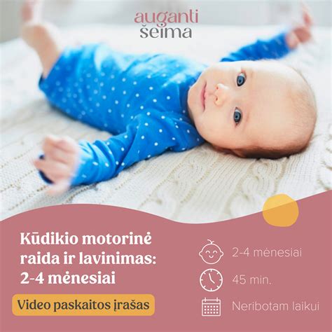 Kūdikio raida 4 mėnesiai