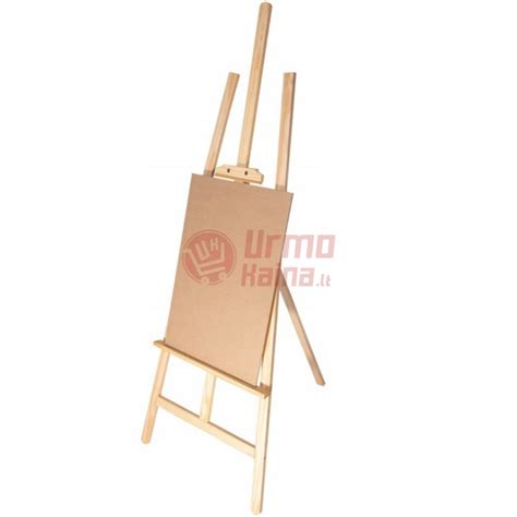 Kazimiero Naruševičiaus dirbtuvė su molbertu ir paletėmis