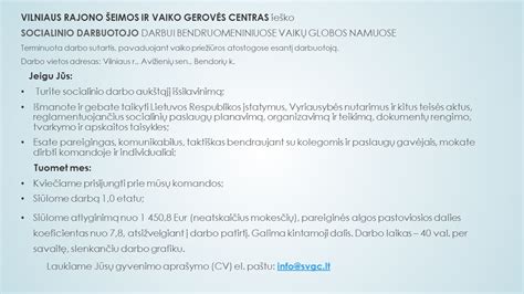 Vaiko gerovės užtikrinimo schema