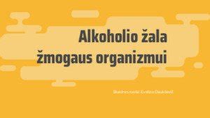 Simbolinė iliustracija apie alkoholio žalą vaisiui