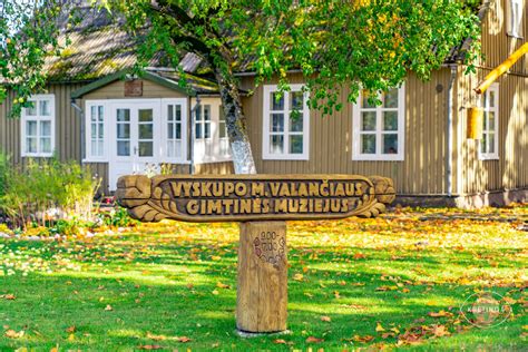 Žemėlapis su Motiejaus Valančiaus gimtinės ir su jo gyvenimu susijusiomis vietomis