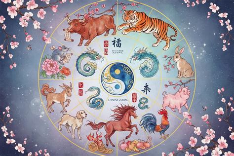 Legendos apie kinų zodiako gyvūnus iliustracija