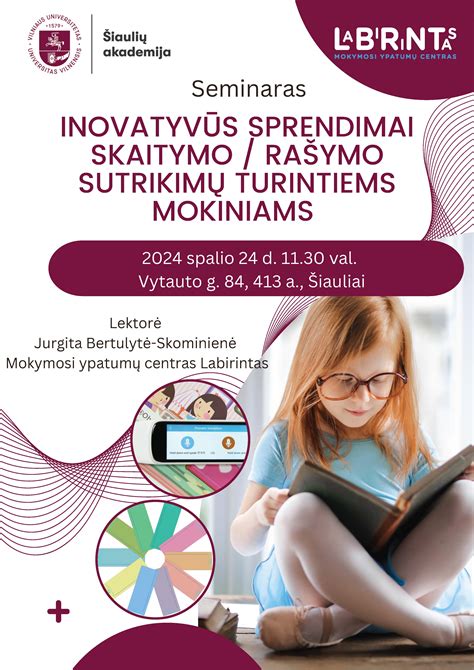 Pavyzdžiai mokymo priemonių skaitymo ir rašymo sutrikimų turintiems mokiniams