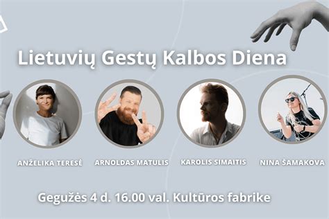 Gestų kalbos svarba mokant kurčiuosius