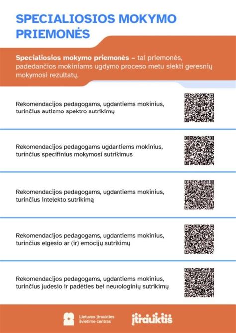 Infografika: Kaip gauti specialiąsias mokymo priemones