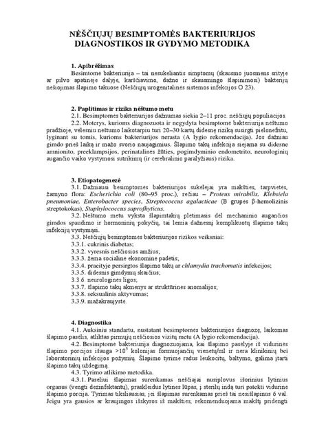 Infografika apie besimptomės bakteriurijos rizikos veiksnius