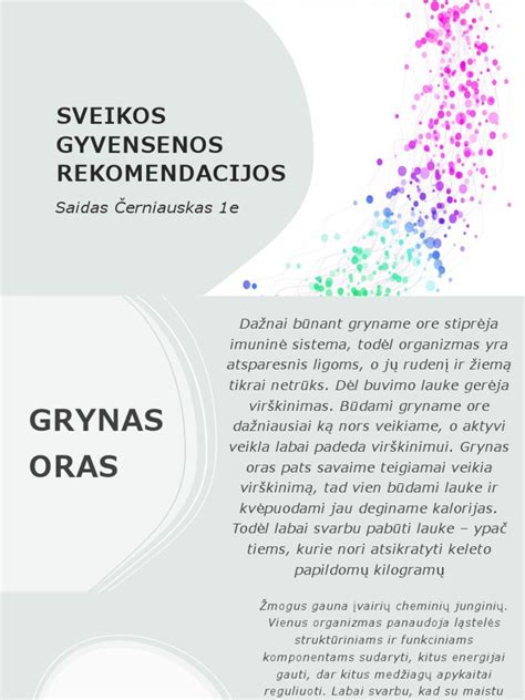 Sveikos gyvensenos rekomendacijos nėščiosioms
