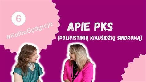 Infografika apie policistinių kiaušidžių sindromą (PKS)