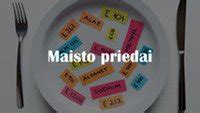 Maisto priedų pavyzdžiai