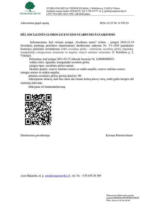 Licencijos teikti socialinę globą svarba