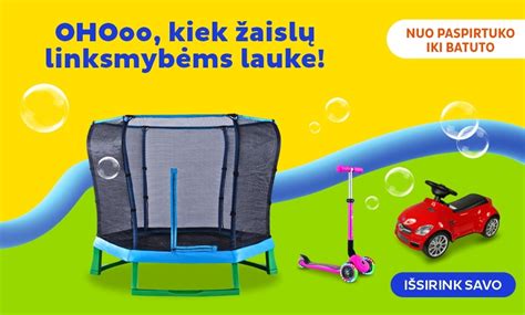 Vaikiški žaislai skirtingų amžiaus grupių vaikams