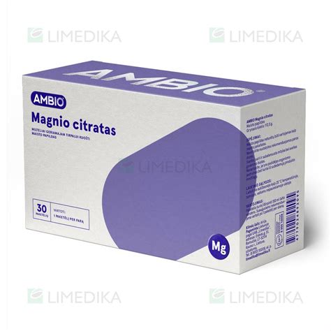 magnio citrato milteliai paketėliuose