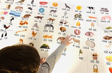 Nuotrauka su edukacinėmis priemonėmis