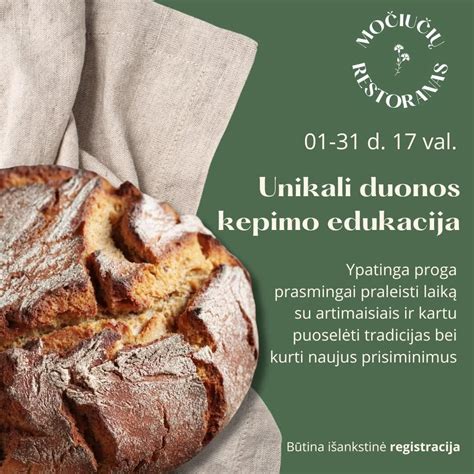 Vaizdas iš duonos kepimo edukacijos