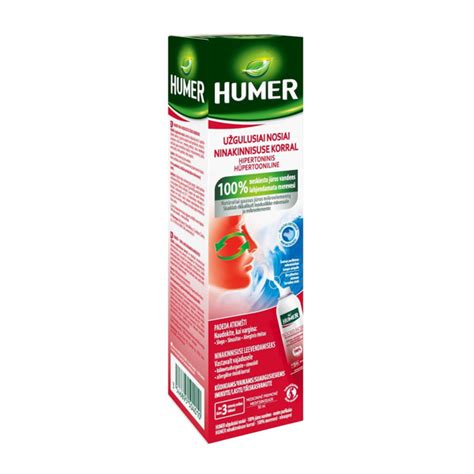 Humer hipertoninis tirpalas: naudojimo instrukcija