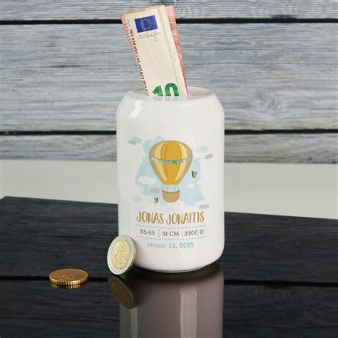 personalizuota taupyklė kūdikiui