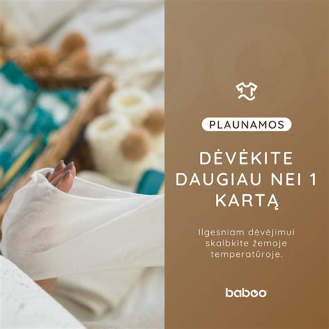 Baboo įklotų po gimdymo pakuotė ir pavyzdys