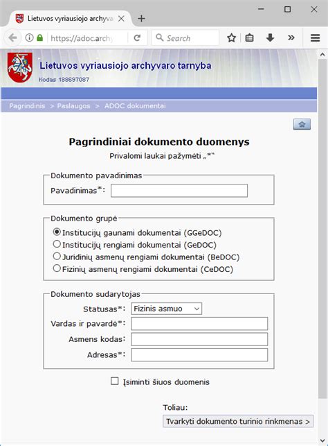 elektroninio parašo pavyzdys
