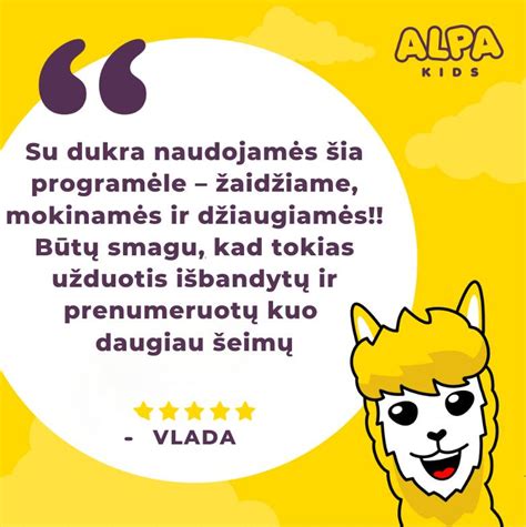 Alpakos personažas iš ALPA žaidimų