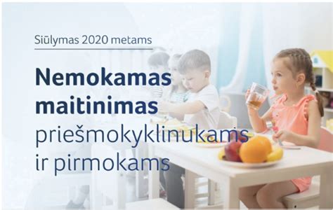 Mokyklinės prekės ir nemokamas maitinimas