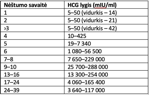 Scheminis žmogaus chorioninio gonadotropino (hCG) hormono veikimo principas nėštumo teste