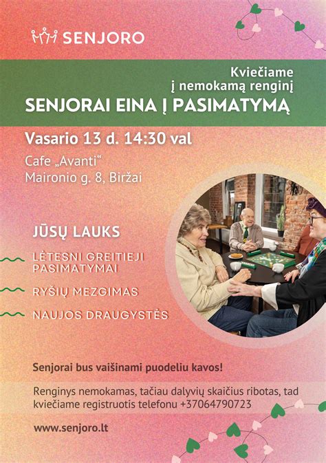 Senjorai, dalyvaujantys kognityvinėje veikloje