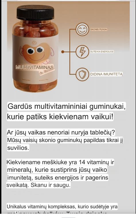 Infografika: vitaminų ir mineralų nauda vaikams