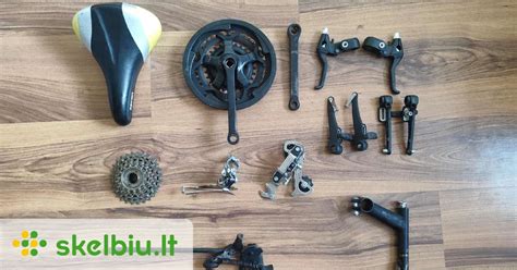 schematinis BMX dviračio dalių pavaizdavimas