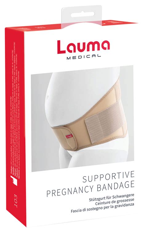 Nuotrauka, vaizduojanti LAUMA MEDICAL L diržą nėščiosioms