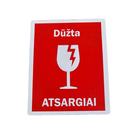 Simbolis su užrašu 