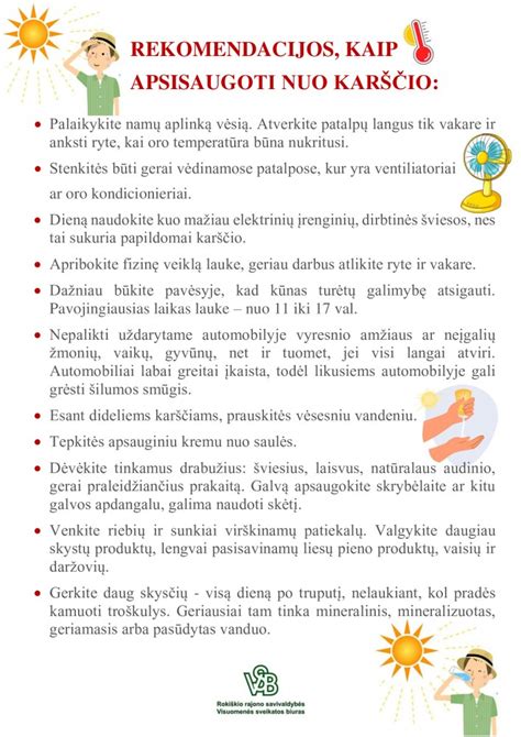 schematinis vaizdas kaip apsisaugoti nuo saulės