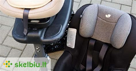 Automobilinės kėdutės su sukiojama baze