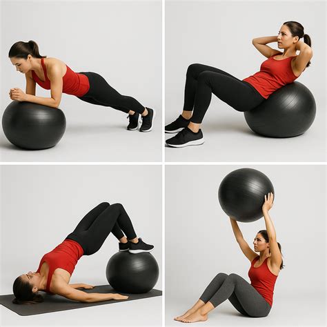 Nėščioji daro pratimus su gimnastikos kamuoliu