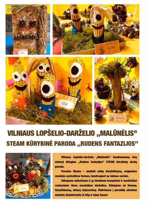 darželio grupė papuošta rudens atributika