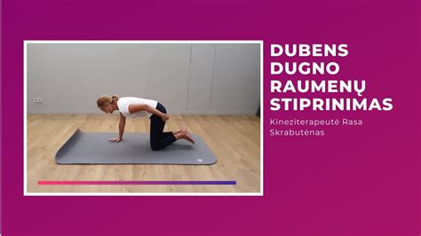 Pratimai dubens dugno stiprinimui