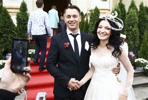 Viktorija Jakučinskaitė ir Vitalijus Jančenkovas vestuvių dieną