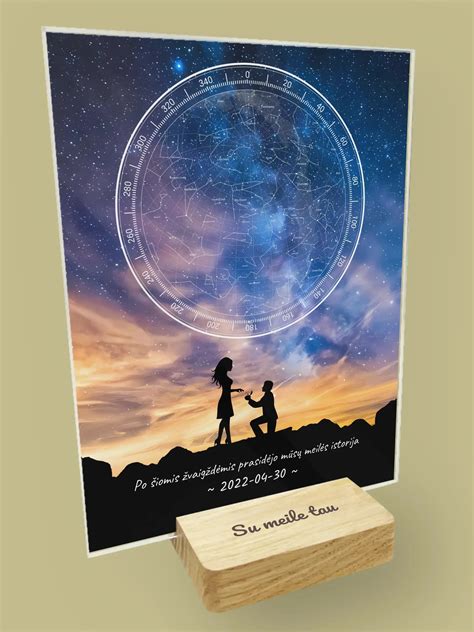 Personalizuotas žvaigždžių žemėlapis