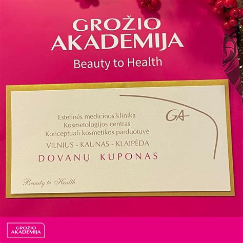 Grožio procedūrų kuponas