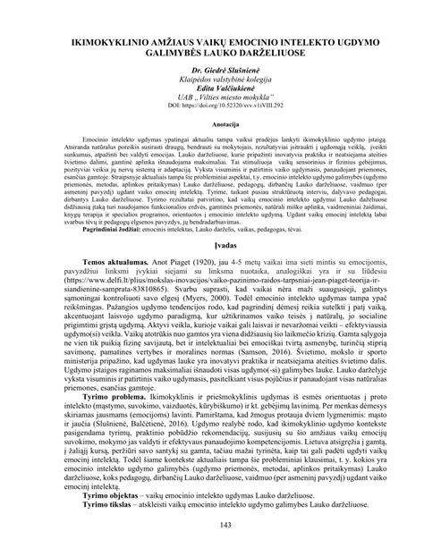 Vaikų emocinio intelekto ugdymo priemonės