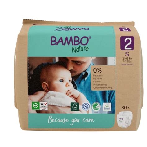 Bambo Nature sauskelnių ekologiškumo ir saugumo simboliai