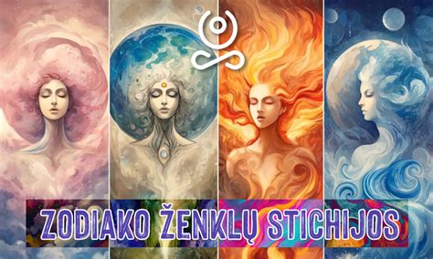Zodiako stichijų ir elementų schema