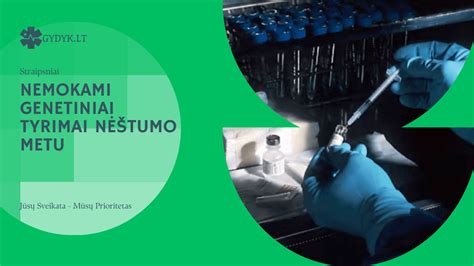 tyrimai nėštumo metu