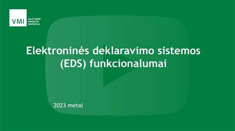 Elektroninės deklaravimo sistemos (EGAS) prisijungimo langas