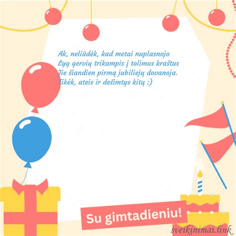 Idėjos gimtadienio atvirukų dizainui